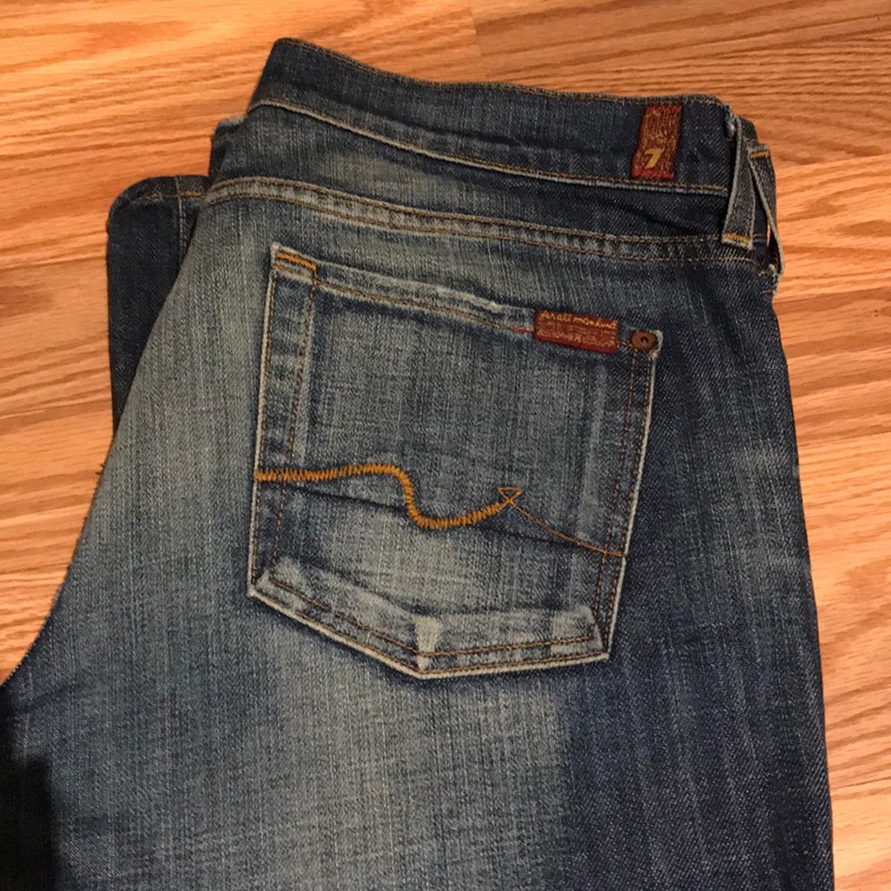 Lightly worn 7 for all man kind jeans